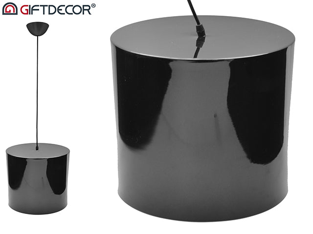 Black High Round Lamp