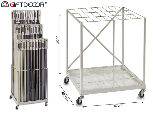 Display Stand Aço Capac 90 Pcs (Persianas Não Incluídas