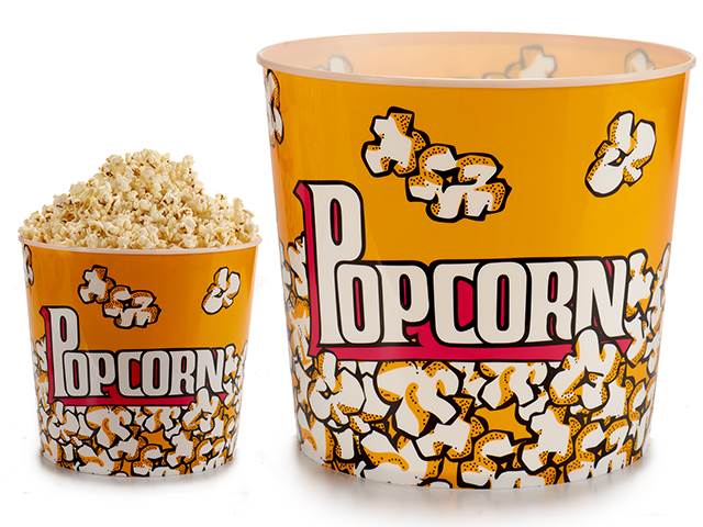 Round Huge Pop Corn Bucket