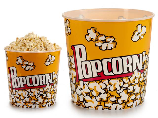 Round Big Pop Corn Bucket