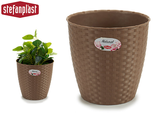 Plant Pot Internal/External Brown 24 Diam