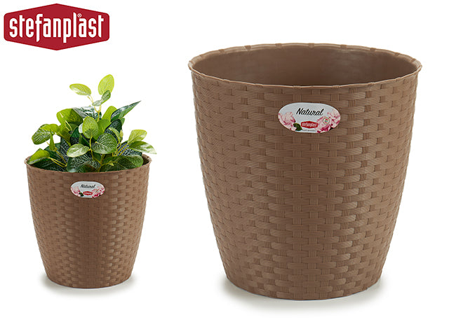 Plant Pot Internal/External Light Brown 29 Diam