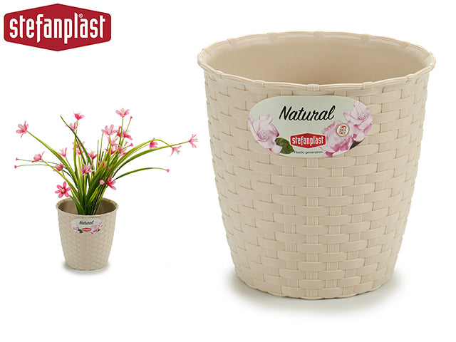 Plant Pot Internal/External Beige 14 Diam