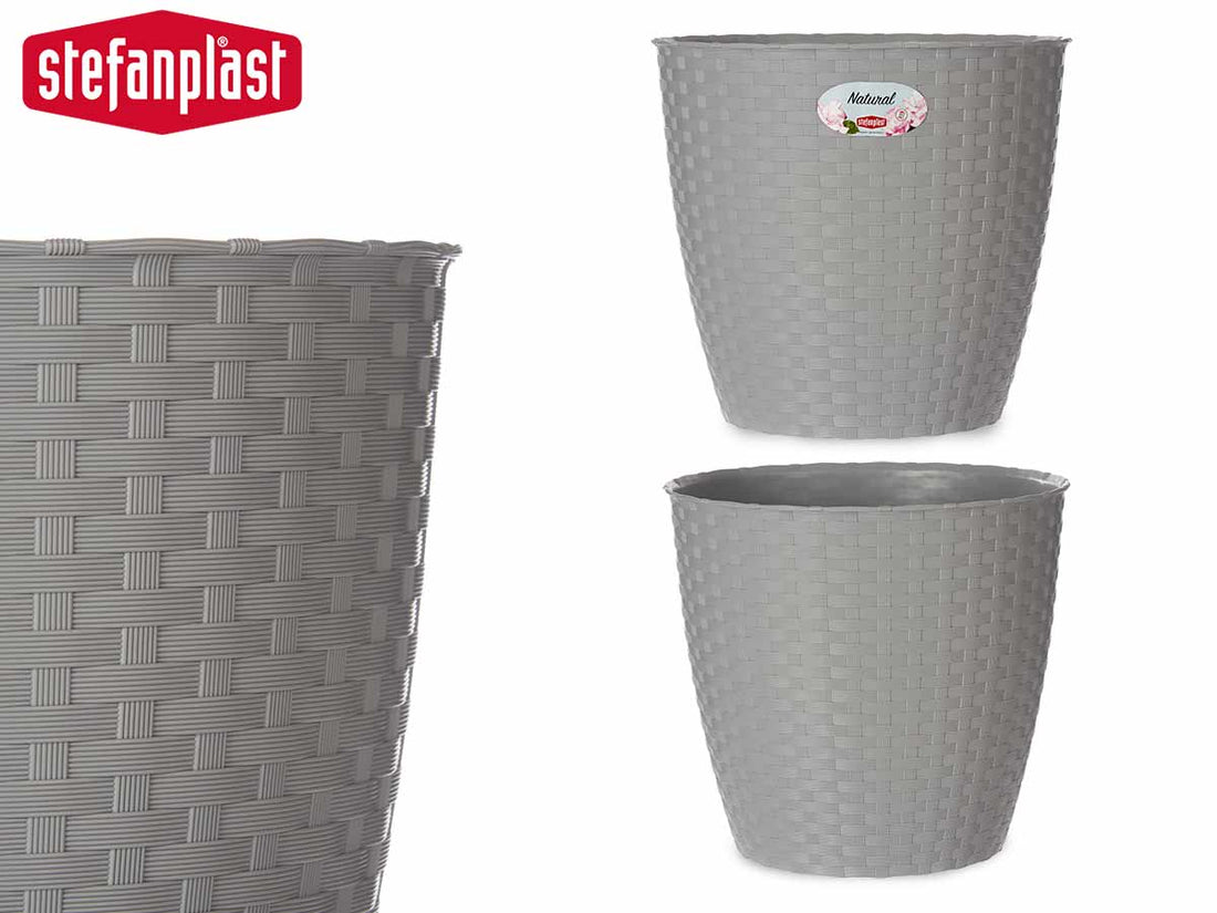 Grey Plant Pot Inter/Exter 29Diam