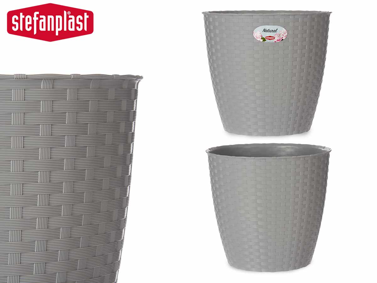 Macetero Gris Inter/Exter 29Diam