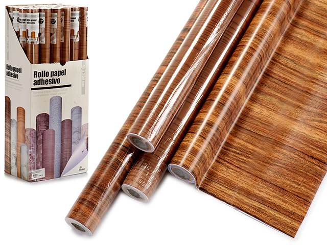 Roll Adhesive Paper 45X200Cm Dark Wood