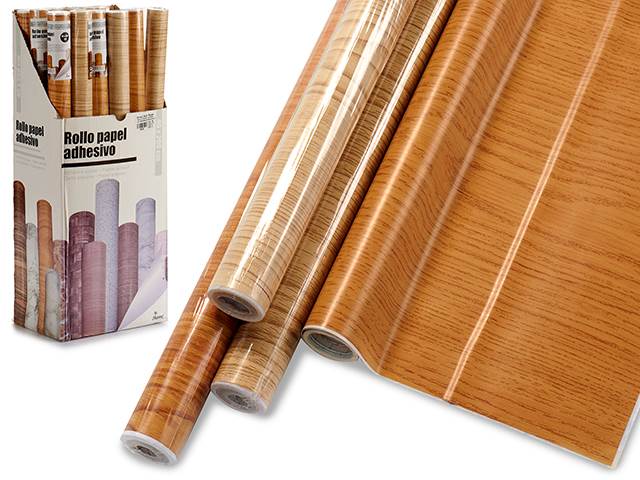 Roll Adhesive Paper 45X200Cm Clear Wood