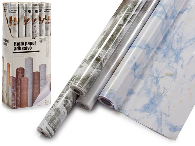 Roll Adhesive Paper 45X200Cm Clear Marble