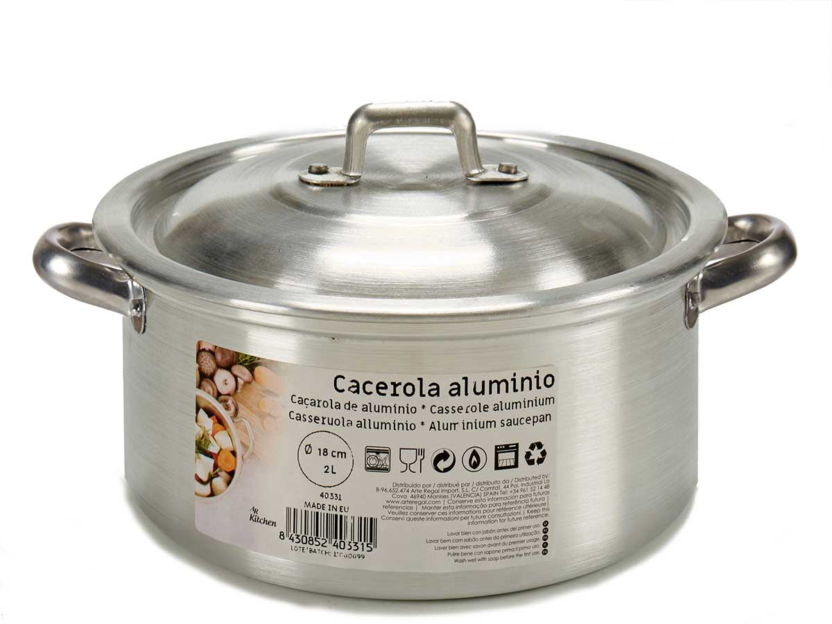 Aluminium Saucepan 18 Cm 2L