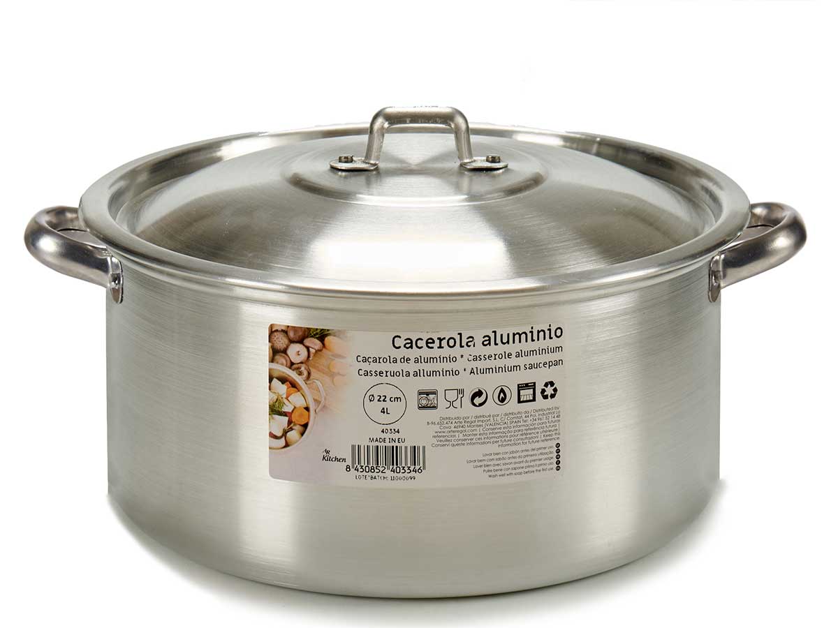 Aluminium Saucepan 22 Cm 4 L