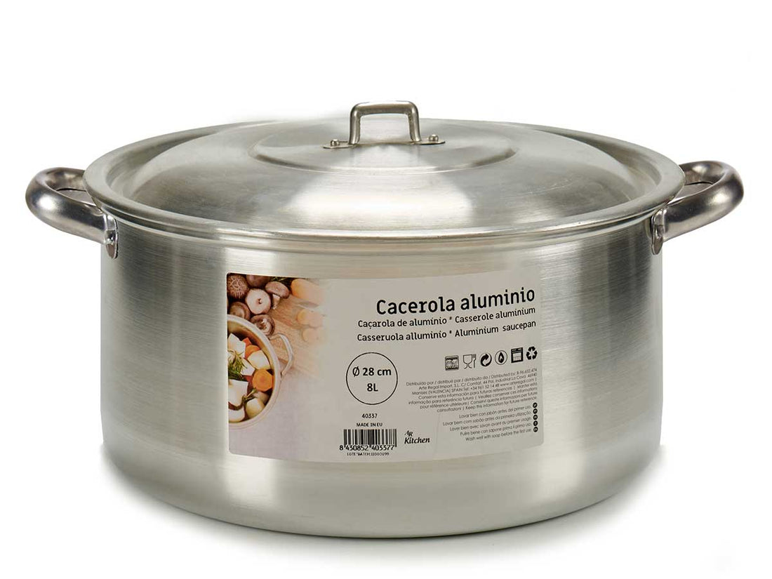 Aluminium Saucepan 28 Cm 8 L