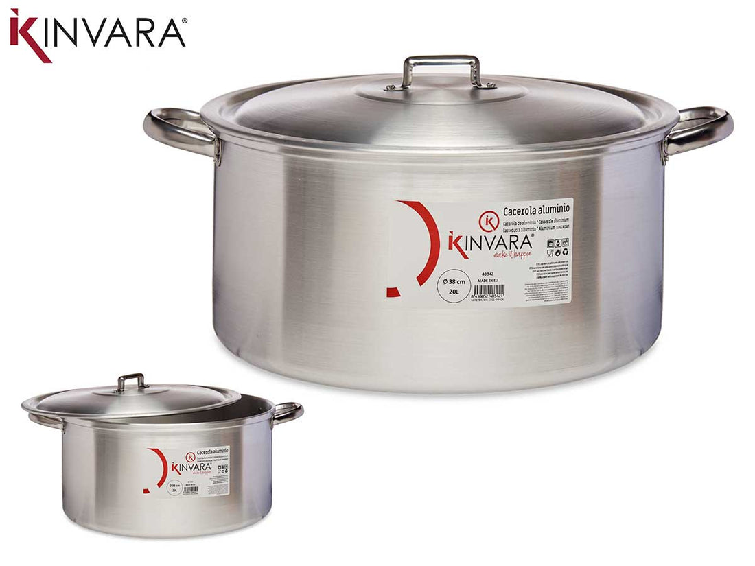 Aluminium Saucepan 38 Cm 20 L