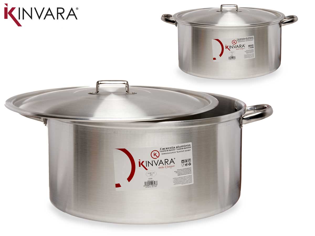 Aluminium Saucepan 40 Cm 25 L