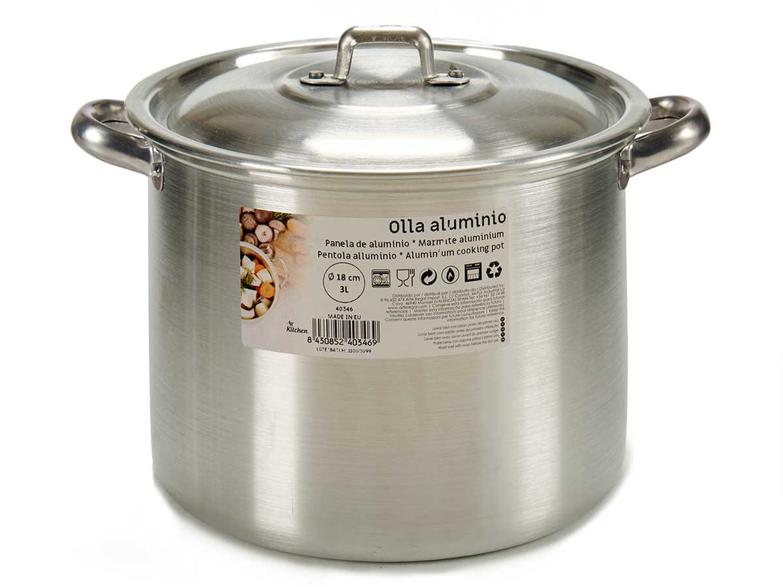 Aluminium Cooking Pot 18 Cm 3 L