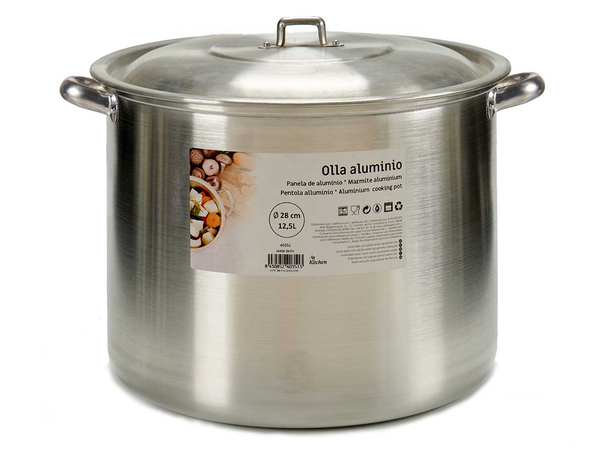 Panela de Alumínio 28 Cm 12,5 L