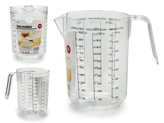 Transparent Meter Jar 1L