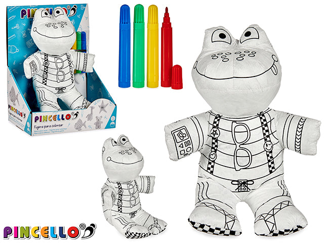 Frog Teddy To Paint With Marker