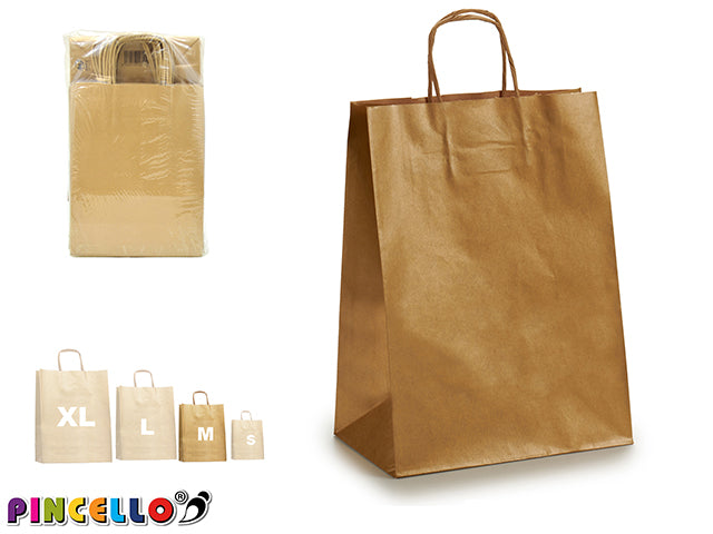 Paper Gold Bag Kraft Small