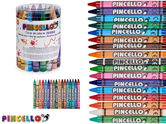 36Pcs Jumbo Crayon Pot