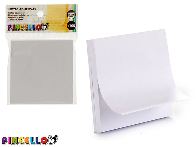 76X76Mm Adhesive Notes White
