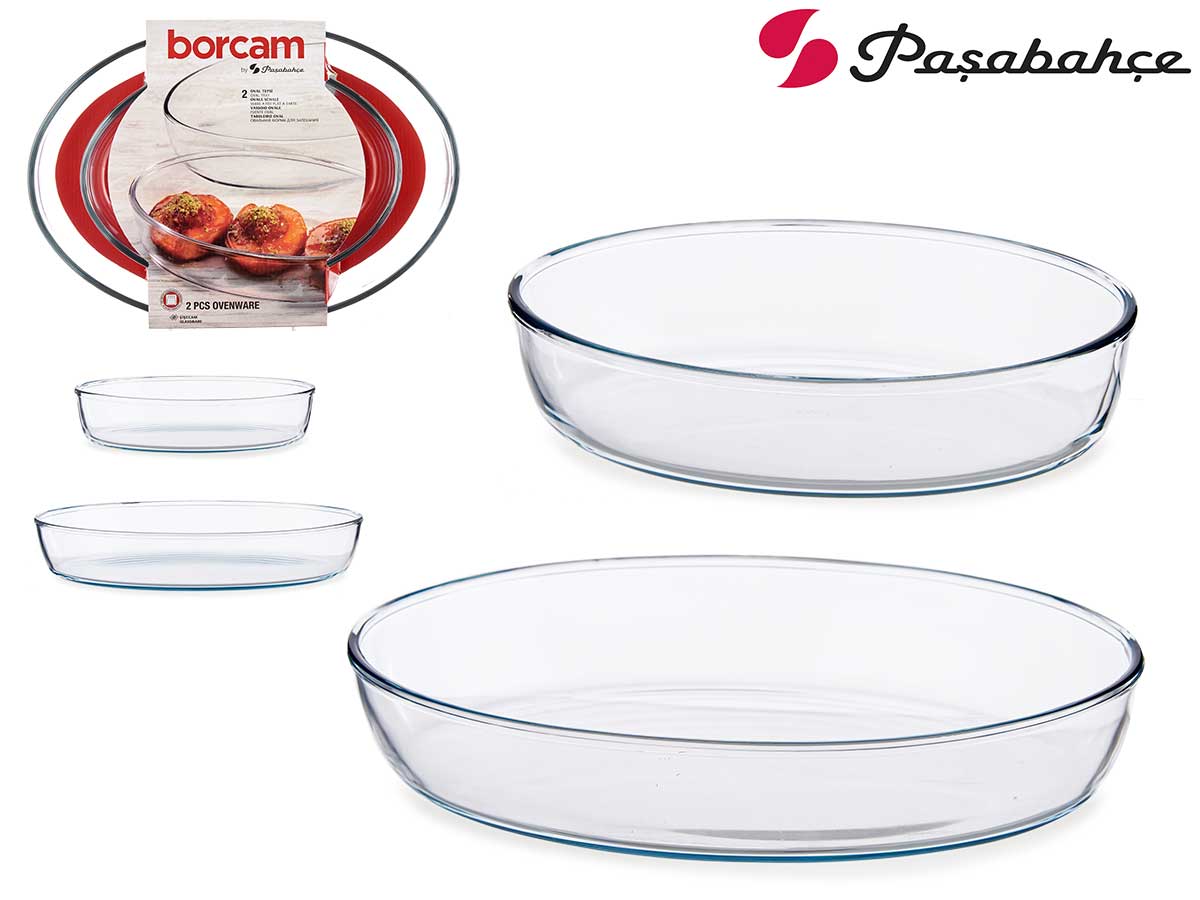 Set 2 Oval Trays 1550 ml + 3200 ml