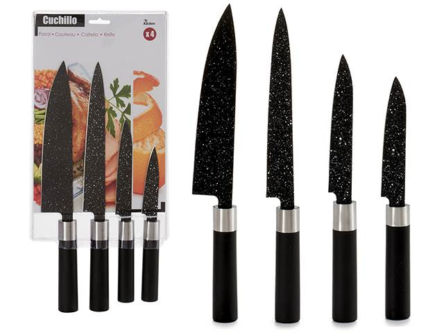 Set 4 Knives Marble Design