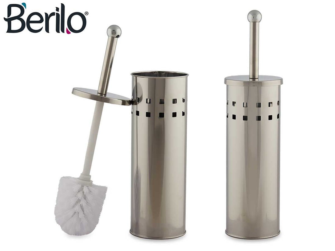 Steel Toilet Brush With Close Holder
