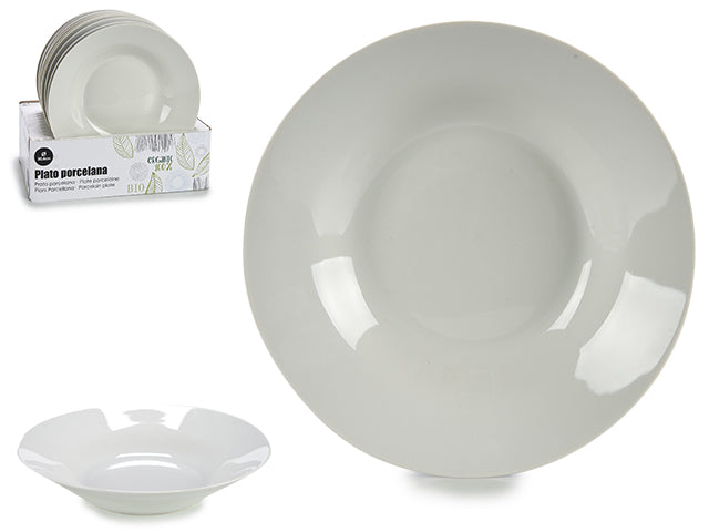 Soup Plate Porcelain 20,6Cm White