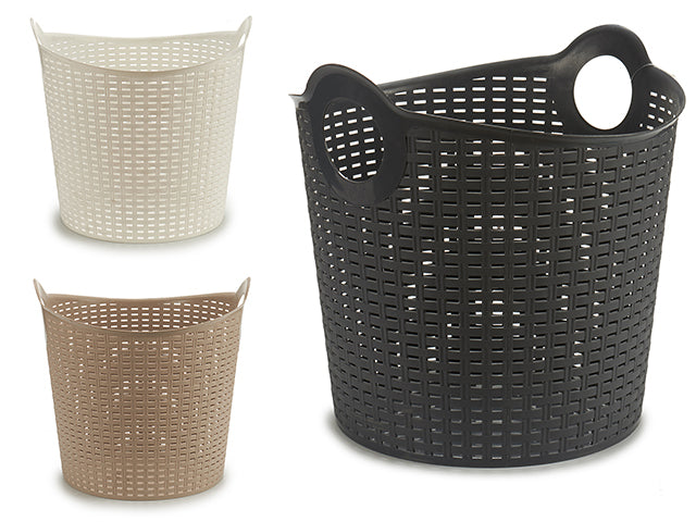 Big Rattan Round Handle Basket Mix 3 Col