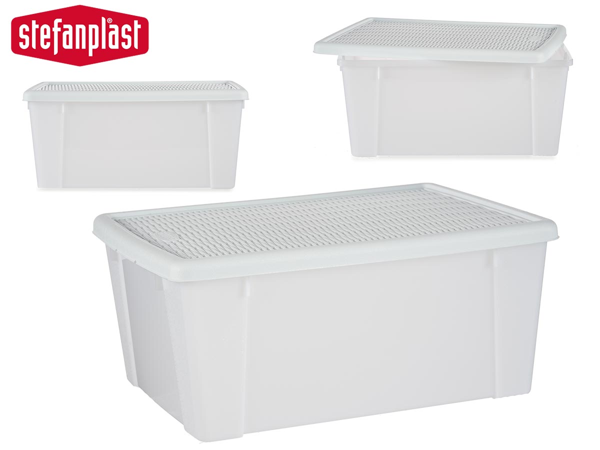 Caja Elegancia Blanca 15L