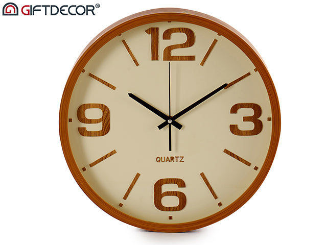 Reloj Redondo 40 cm Madera