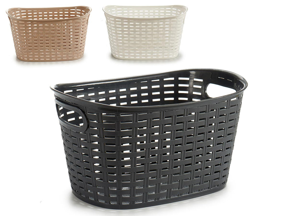 Rattan Oval Basket Handles Mix 4 Col