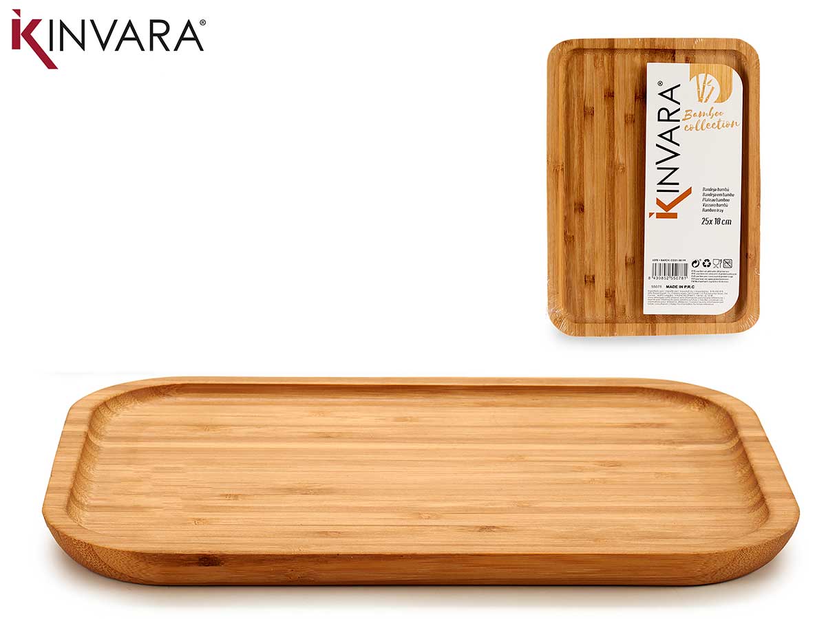 Small Rectangular Bamboo Plate Appetizer