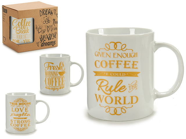 Caneca Jarro de Café Gold 4 Mod Mix