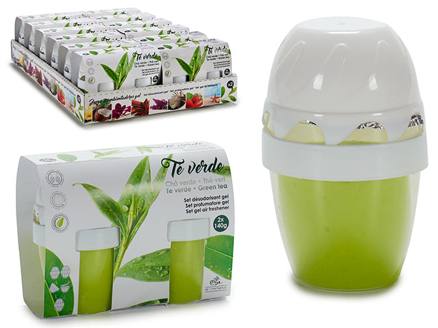 Set 2 Green Tea Air Freshener Gel 2 x 140 gr