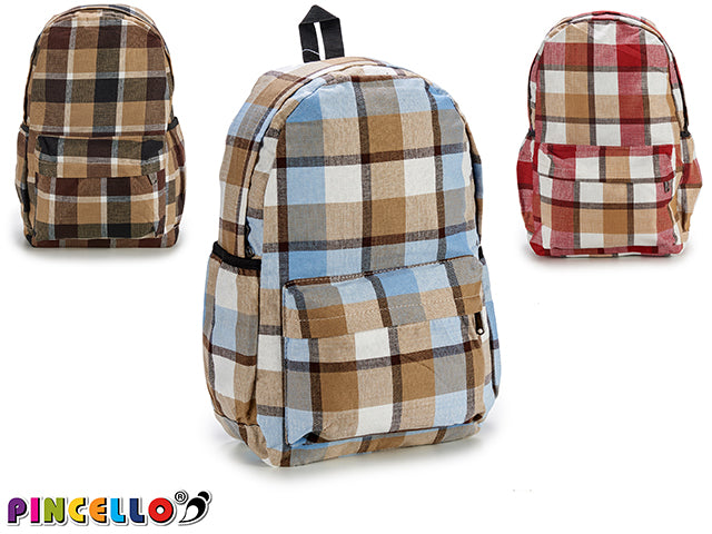 School Bag Squared Mix 3 Dark Col