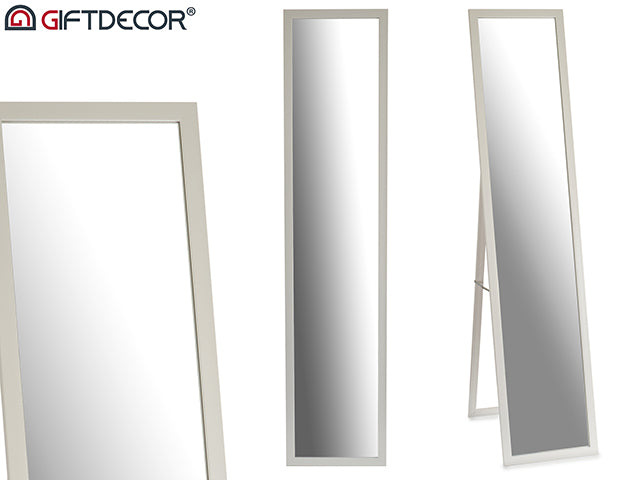 Camille Mirror 30 x 120 cm White