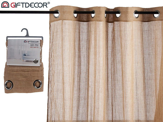 Curtain Beige 140 x 260 cm