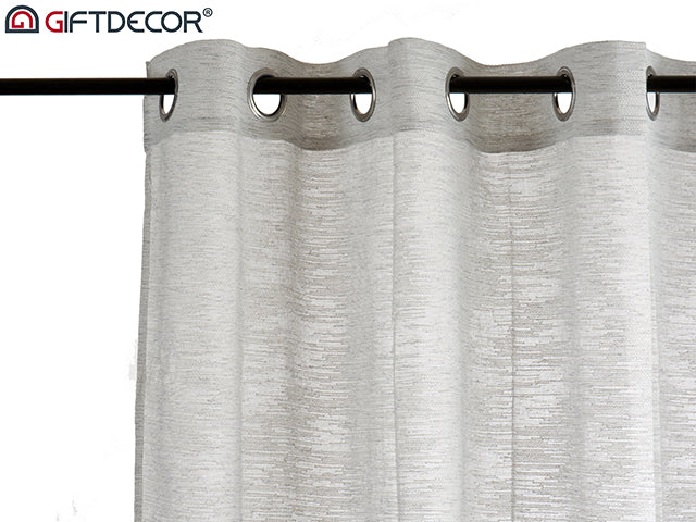 Curtain Multistripes Grey 140 x 260 cm