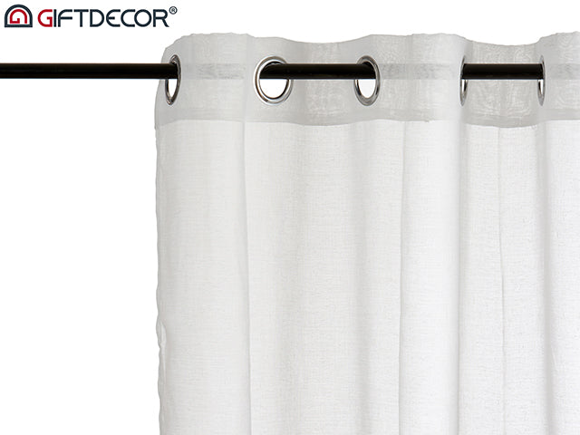 White Lace Curtain 140 x 260 cm