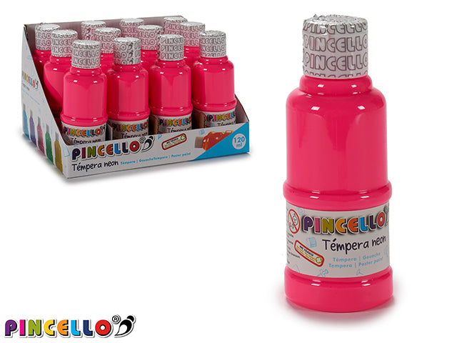 Tempera Neon Pink 200Ml