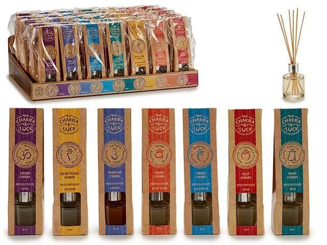 7 Kit Reed Diffusers Chakra 50 ml