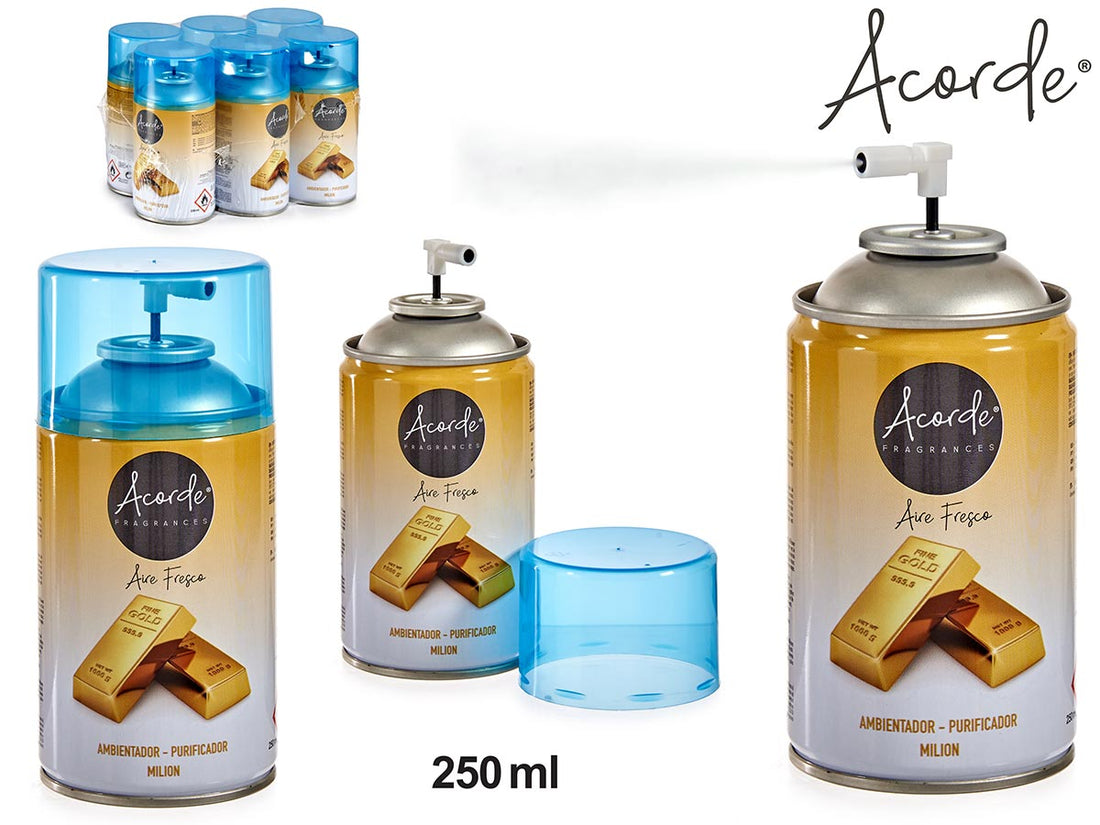 Refil de aerossol para ambientador Million 250 ml