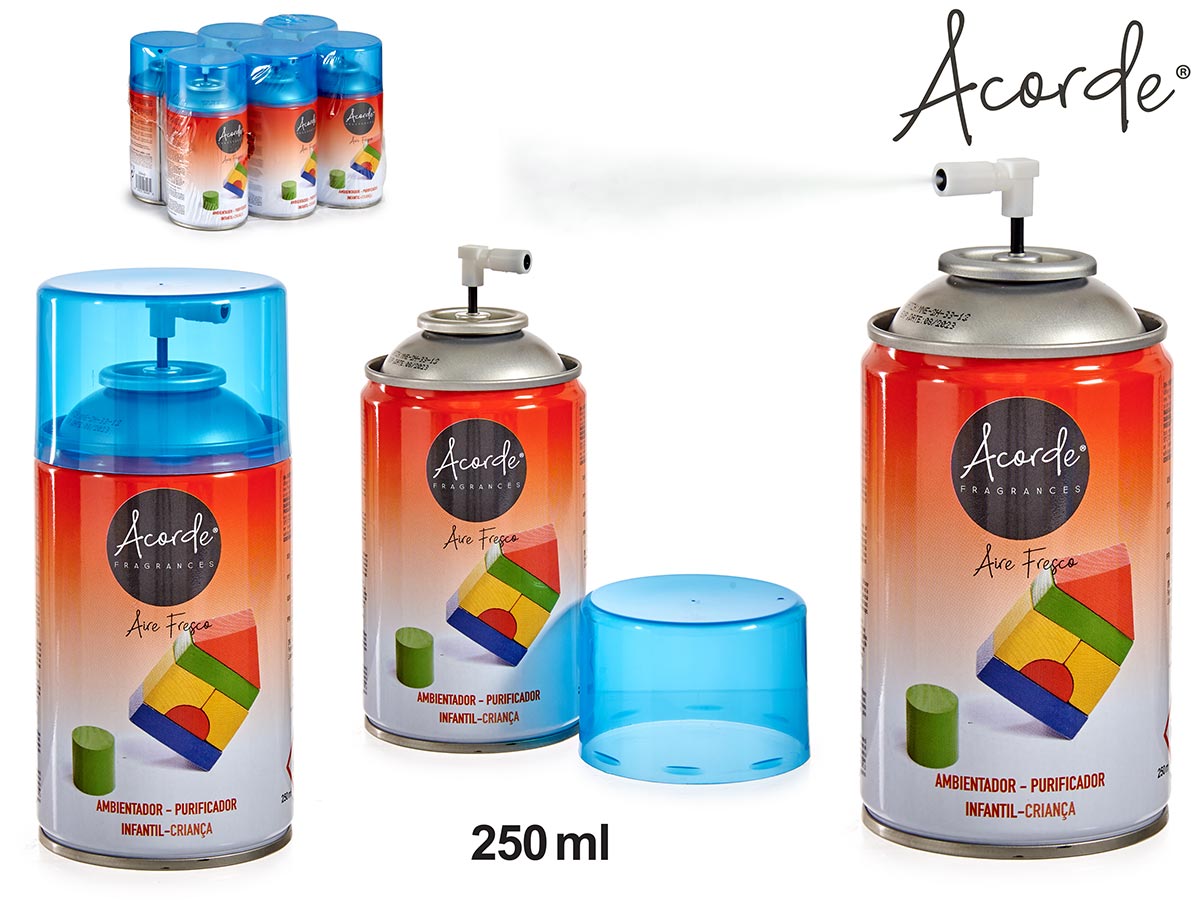 Refil de aerossol para ambientador infantil 250 ml