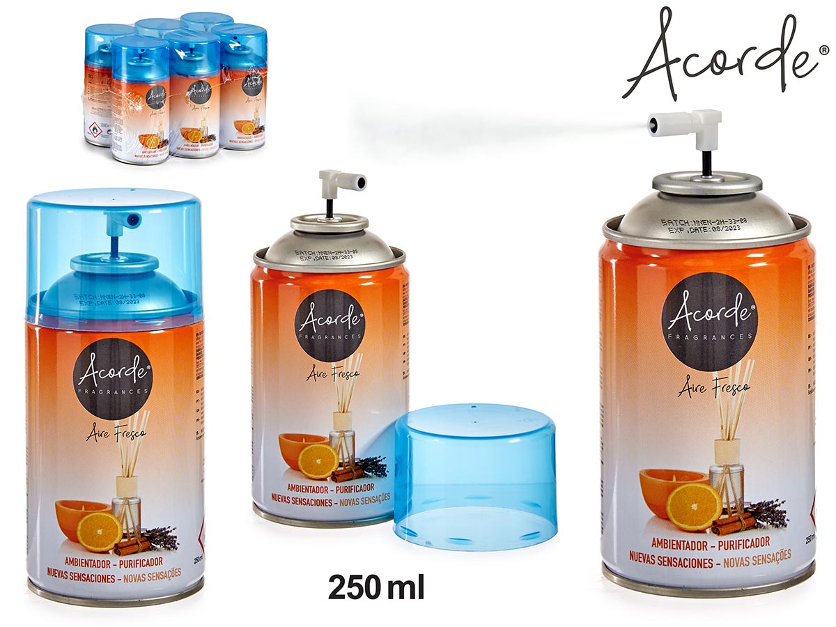 Refil de aerossol ambientador New Sensations 250 ml