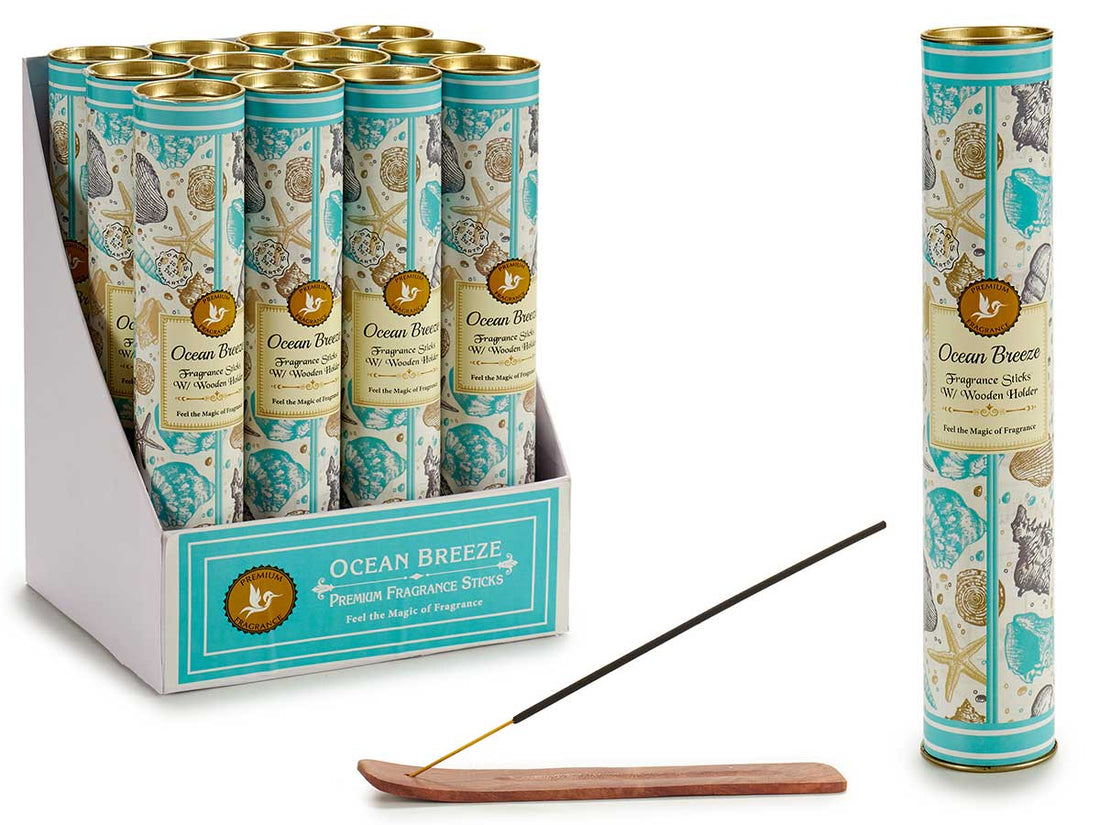 Set 30 Ocean Incense Sticks With Base