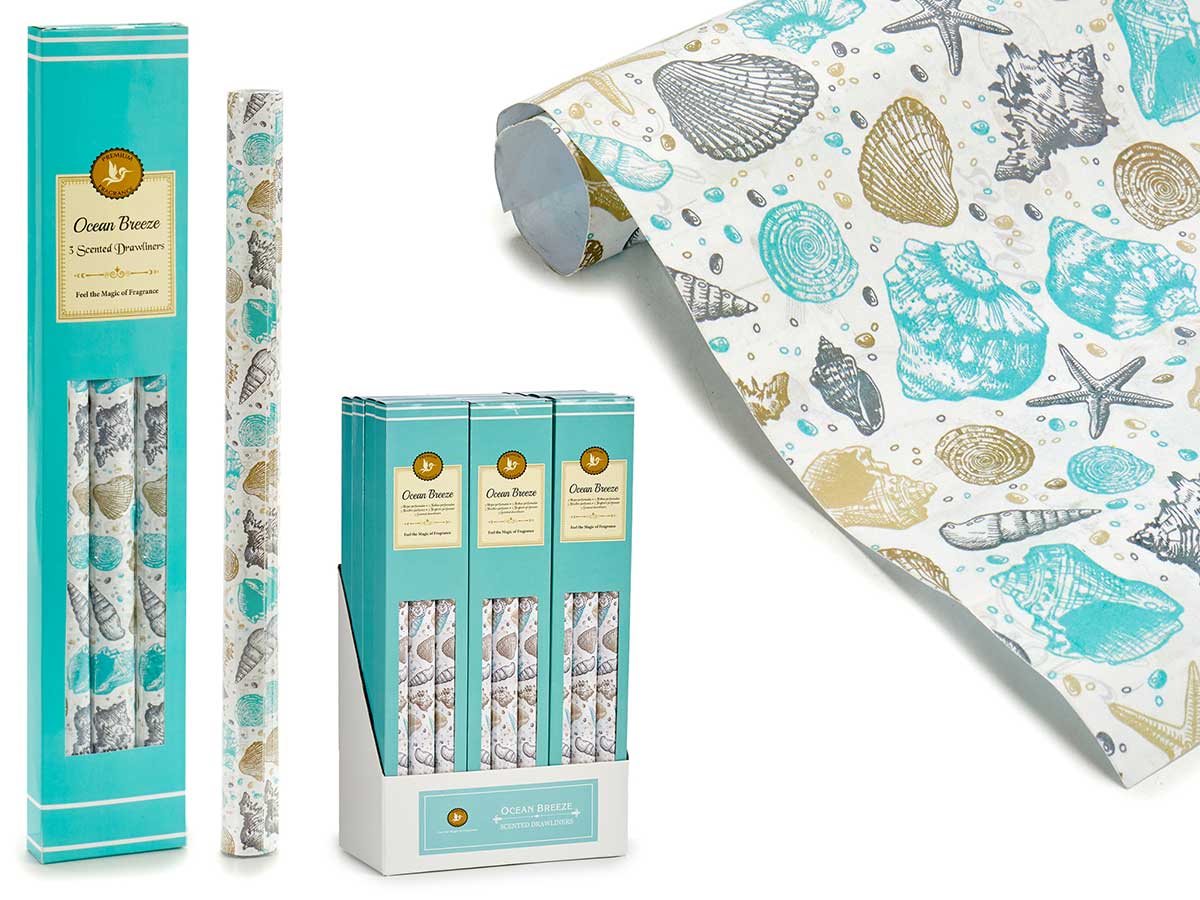 Set 3 Ocean Scented Drawer Liners