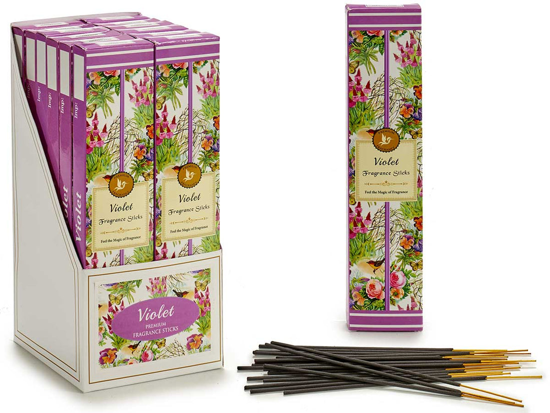 Set 20 Violet Incense Sticks