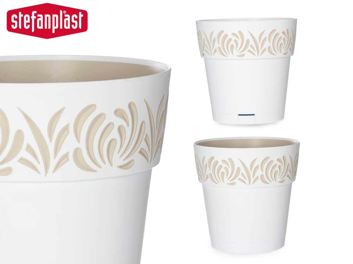 Vaso Gaia Branco 20 cm