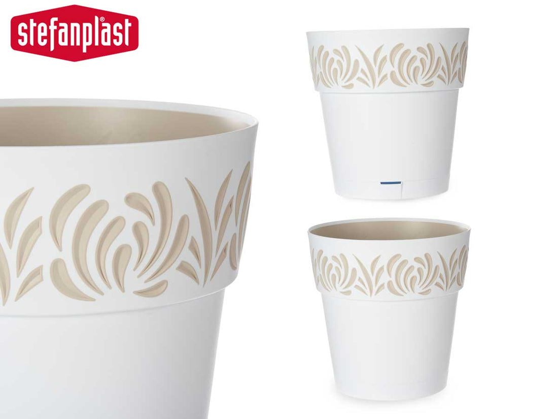 Vaso Gaia Branco 30 cm